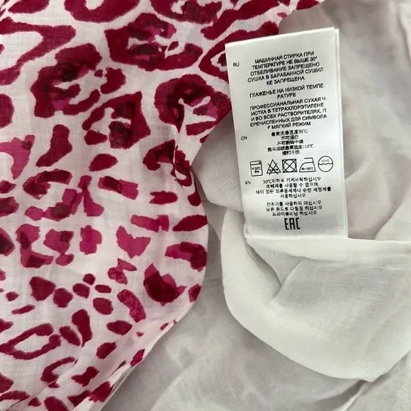 IRO Gira Dress Pink/White Size 40 - Picture 13 of 13